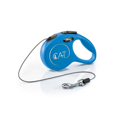 FLEXI CORREA RETRACTIL NEW CLASSIC CAT CORD 3M BLUE