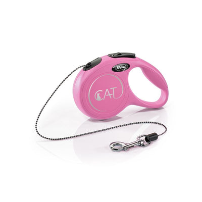 FLEXI CORREA RETRACTIL NEW CLASSIC CAT CORD 3M PINK