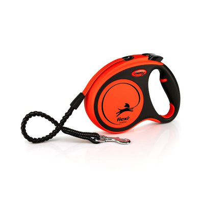 FLEXI CORREA RETRACTIL XTREME M TAPE 5M NEGRO - NARANJA