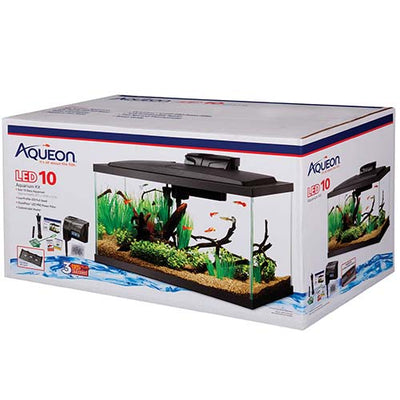 AQUEON LED AQUARIUM KIT BLACK 10  100117855/100140231