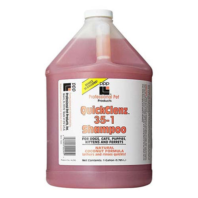 PROFESIONAL PET PRODUCTS QUICK CLENZ SHAMPOO 1 GALON