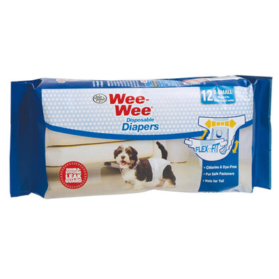 FOUR PAWS WEE WEE DISPOSABLE DIAPERS X-SMALL