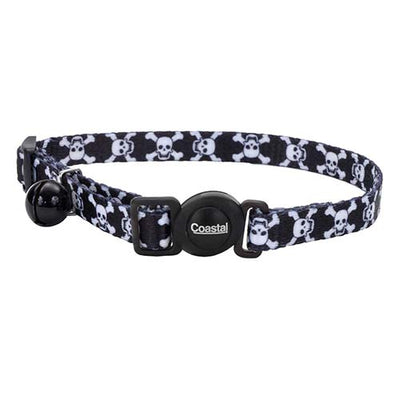 Coastal Collar Fashion Safety Black Skulls 12 6701Skz12