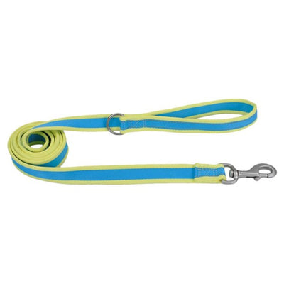 COASTAL LEASH  REFLECTIVE AZUL CON AMARILLO 1X6 PIES
