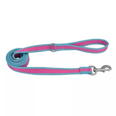 Coastal Leash Fuschia With Teal 6  12626Fwt06