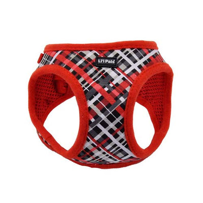 Coastal Lil Pal Canvas Harness Rojo Gris Y Plateado Small 06249 Ryppsm