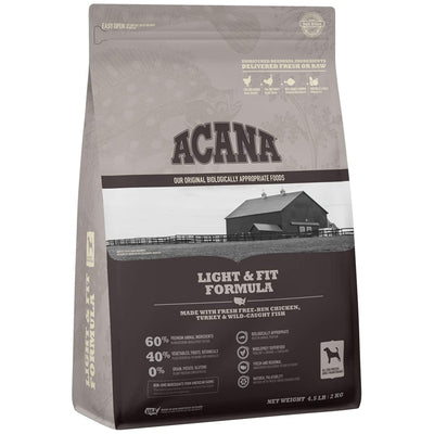 ACANA DOG  LIGHT & FIT 4.5 LBS / 2 KG