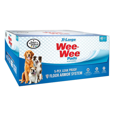 FOUR PAWS WEE-WEE PADS  CAJA DE 40 Unid.