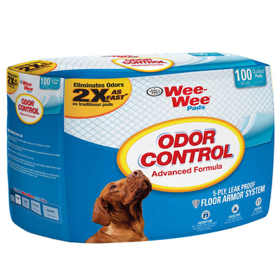 FOUR PAWS PADS ODOR CONTROL STANDARD 22X23 100 Unid.