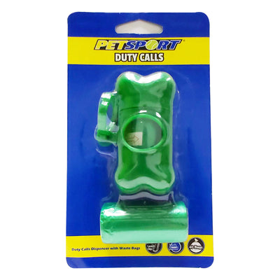 PET SPORT DUTY CALLS WASTE BAG DISPENSER AND ROLL