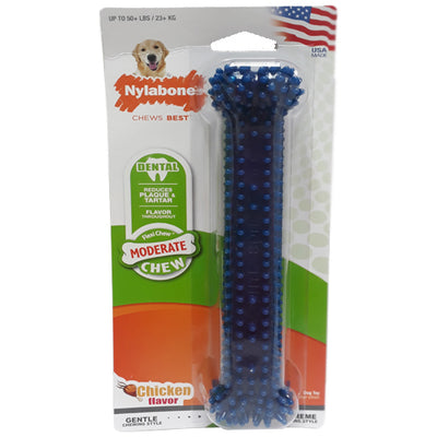 NYLABONE FLEX DENTAL  MODERATE CHEW LARGE  HASTA 50 LBS