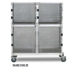 COMPLEJO DE JAULAS ACERO INOXIDABLE