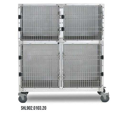 COMPLEJO DE JAULAS ACERO INOXIDABLE