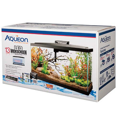 AQUEON KIT LED AQUARIUM WIDESCREEN 13 GALONES