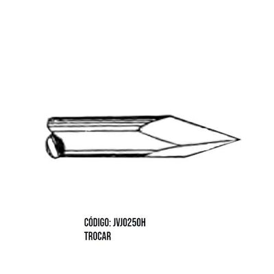 JORVET CLAVO INTRAMEDULAR PUNTA TROCAR DE ACERO INOXIDABLE DE 3/16X12