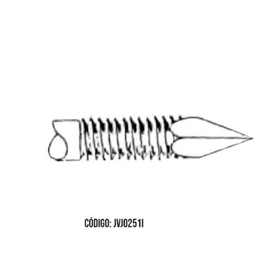 JORVET PARTE DE ROSCA ÓSEA PIN 1/14 X 12