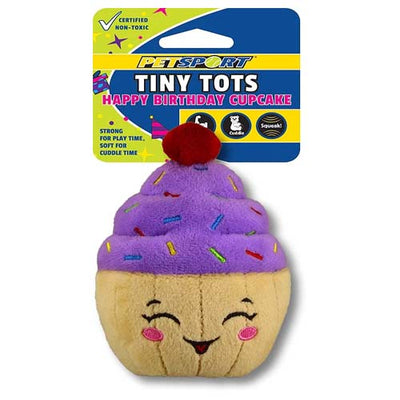 PET SPORT TINY TOTS HAPPY BIRTHDAY CUPCAKE