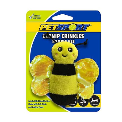 PetsPort Catnip Crinkles - Bumble Bee 4.5 70131