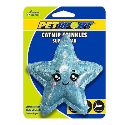 PetsPort Catnip Crinkles - Super Star 4 70132
