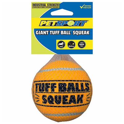 PET SPORT GIANT TUFF BALL SQUEAK 1PK MESH