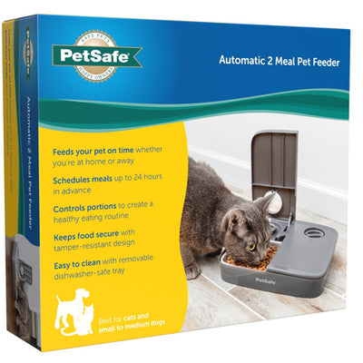 PETSAFE 2 MEAL MECHANICAL PET FEEDER