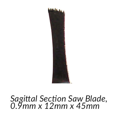 JORVET SAGITTAL BLADE 0.9 MM X 12MM 45MM DISCO CORTANTE J0866C